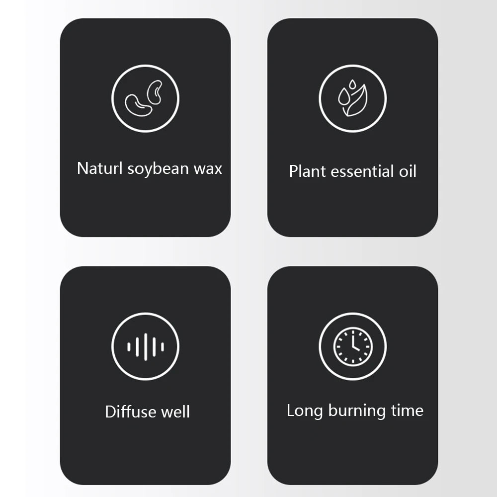 Romantic Scented Candle & Aromatherapy Diffuser – Long-Lasting Home Air Freshener Gift