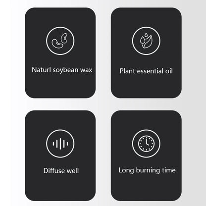 Romantic Scented Candle & Aromatherapy Diffuser – Long-Lasting Home Air Freshener Gift
