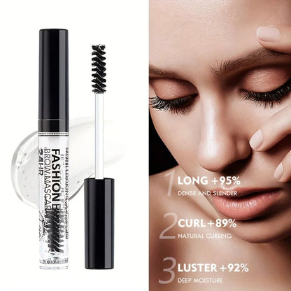 Transparent Eyelash Serum Gel - Waterproof Lash Enhancing & Nourishing Treatment for Fuller-Looking Lashes
