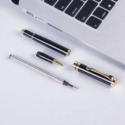Luxury Metal Ballpoint Pen Gift Set — School, Business & Office Signature Roller Pen, Student Stationery Supplies