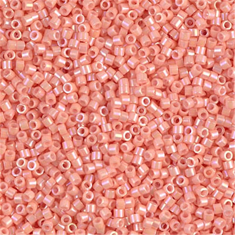 Miyuki Delica 11/0 Seed Beads - Glazed Luster Glass Beads for DIY Jewelry Making