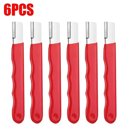 Portable Knife Sharpener - Alloy Steel Manual Knife & Scissor Sharpening Tool
