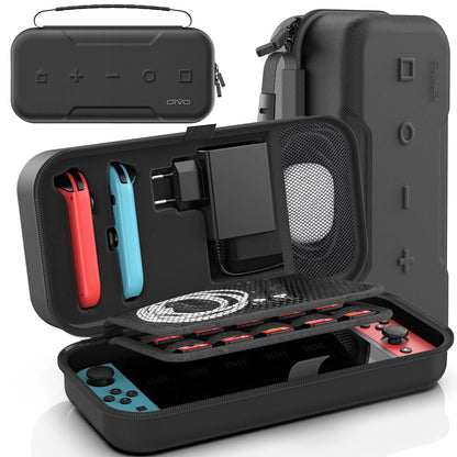 OIVO Large Storage Bag for Nintendo Switch — Portable Waterproof & Anti-Scratch Carrying Case for Switch OLED