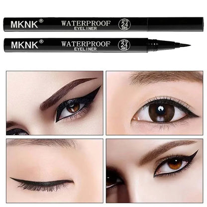 Quick-Dry Waterproof Eyeliner Pencil – Long-Lasting Matte Smooth Eye Makeup Pen