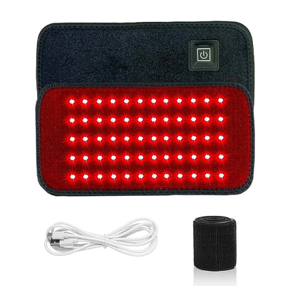 60 LED Red & Infrared Light Therapy Waist Belt 850nm 660nm Slimming Heat Pad for Back and Full Body Use