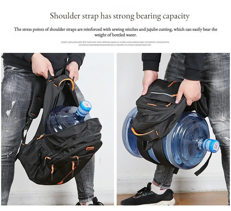 Men’s Oxford Waterproof Backpack – Business Laptop Rucksack for Travel, Work & High School Students