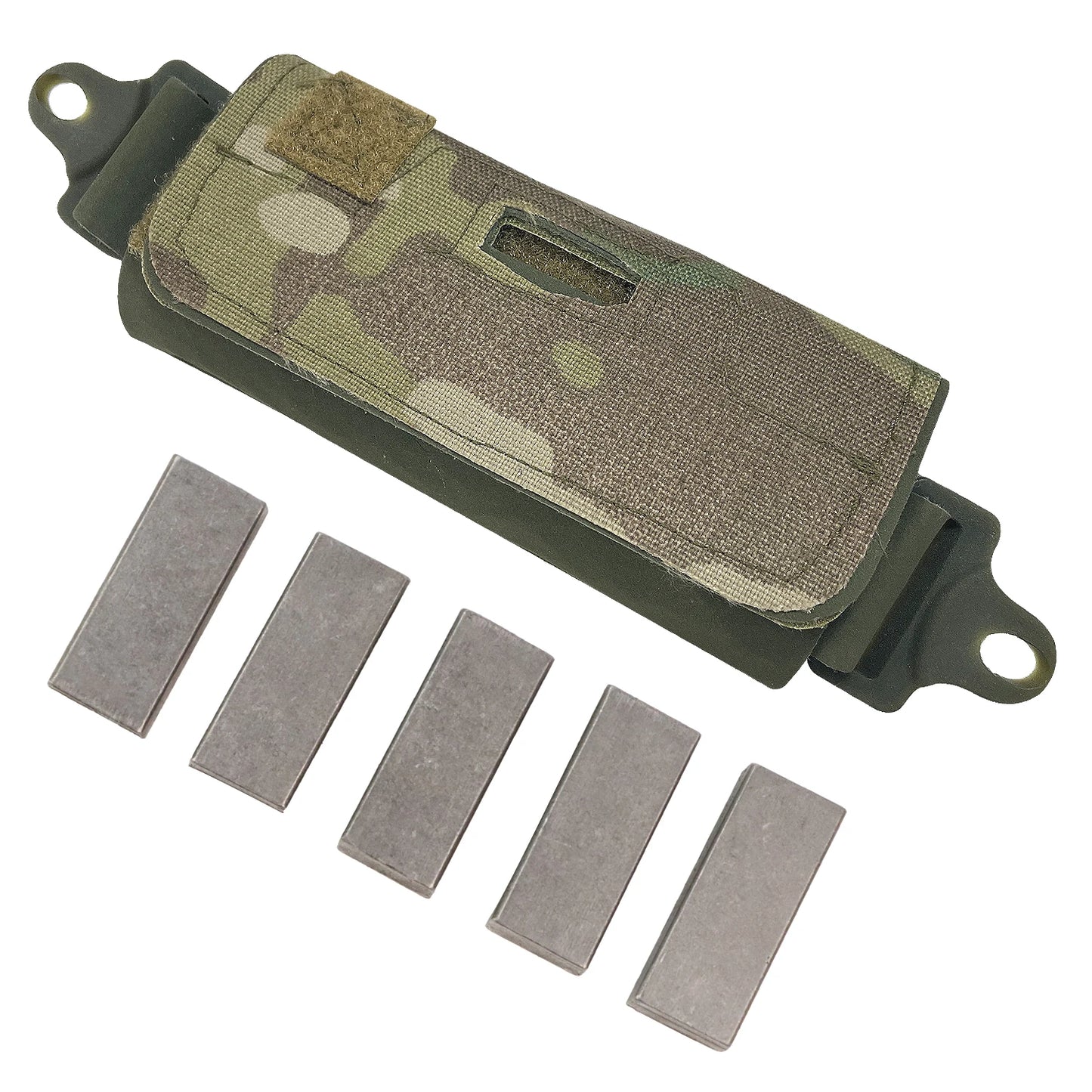 BOOIU Tactical Helmet Counterweight Bag – Balance Kit with 5 Counter Blocks for OPS FAST PJ MH Helmets