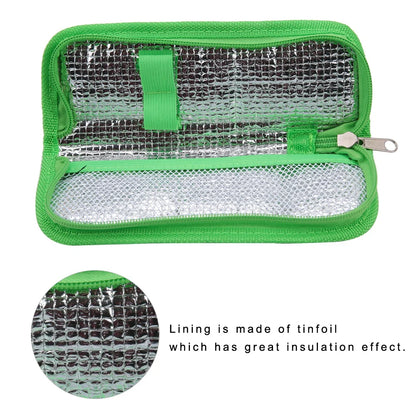 Portable Diabetic Insulin Cooler Bag – Insulin Case Organizer, Travel Insulated Case for Diabetic Patients