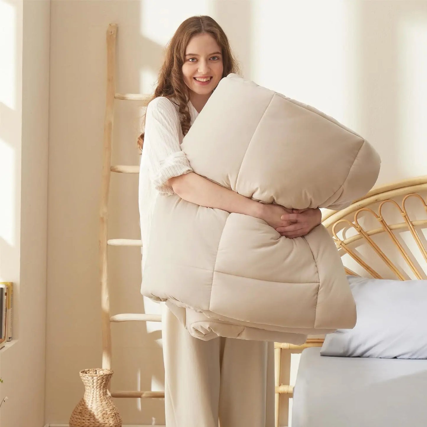 Bedsure Down Alternative Comforter Duvet Insert – Quilted All-Season with Corner Tabs, Twin to King Size