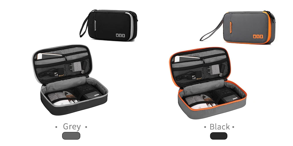 Travel Essentials Cable Organizer Bag – Compact Storage for Chargers, Cables & Accessories