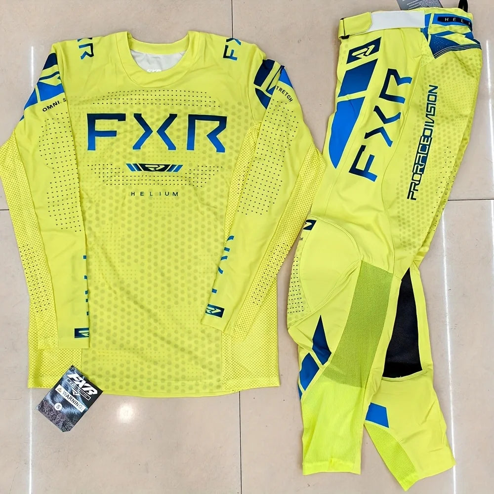 2025 FXR Off-Road Motorcycle Gear Set – MX Jersey & Pants Combo for Dirt Bike Racing & Motocross