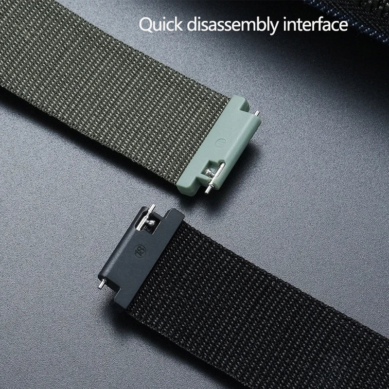 18mm Nylon Watch Band - Breathable Quick-Release Sports Strap for Casio F91 A158 A159 A168 A169 AE1200 AE1300 WS-1600 WS-1400