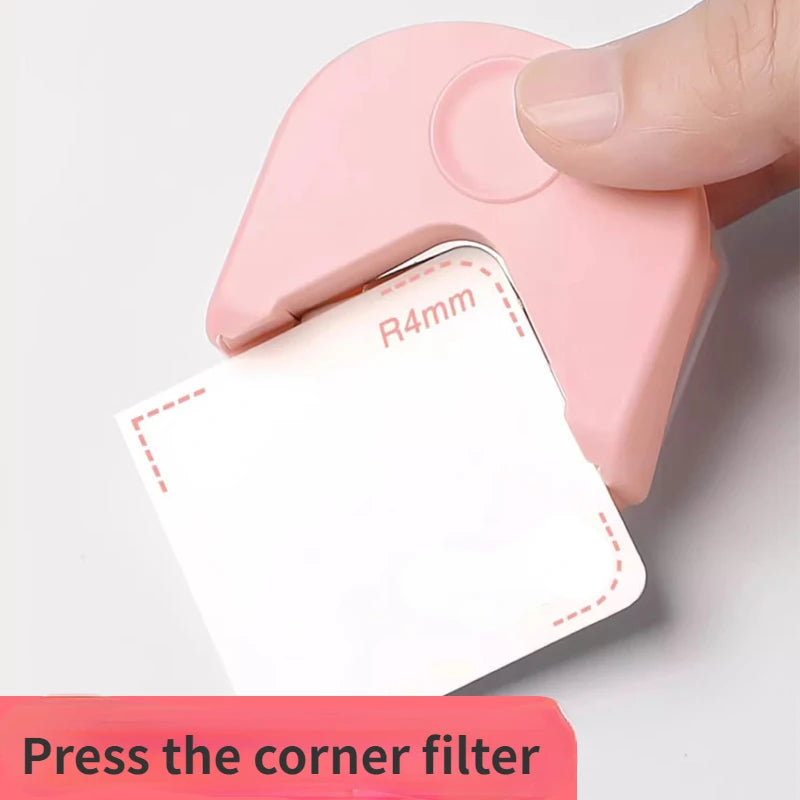 Portable Circle Cutter & Corner Rounder Machine – Button Maker Tool for Paper, Cards & Photos, Precision Corner Punching Craft Cutter for DIY Projects