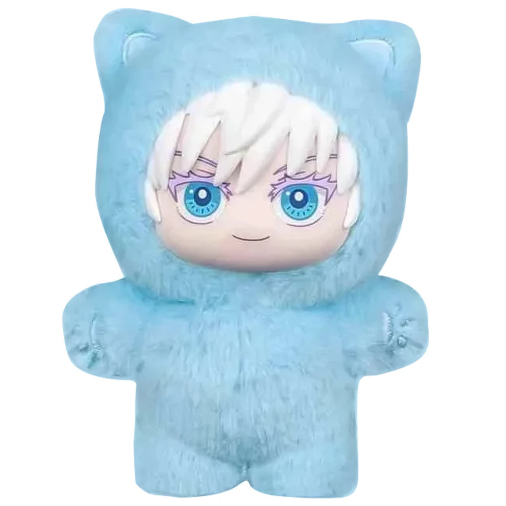 Genuine Eaki Jujutsu Kaisen Season 2 Satoru Gojo Plush Pendant - Cat Park Party Blind Box Handbag Charm Collectible Anime Accessory