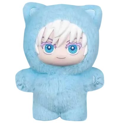 Genuine Eaki Jujutsu Kaisen Season 2 Satoru Gojo Plush Pendant - Cat Park Party Blind Box Handbag Charm Collectible Anime Accessory