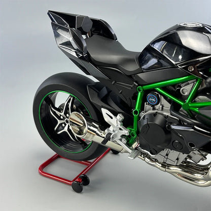1:6 Kawasaki Ninja 500 H2R Motorcycle Model — Racing Simulation with Sound & Light, Fast & Furious Collectible Toy Gift