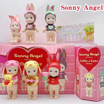 Sonny Angel Gifts of Love Series — Limited Edition Cartoon Figure Collectible, Desktop Decor Blind Box Toy