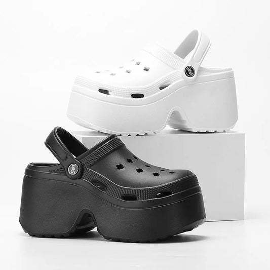 2024 Women's Chunky Platform Sandals - Summer Non-Slip EVA Wedge Beach Slippers for Garden