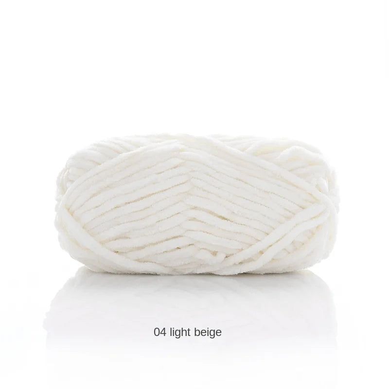 50g/Ball DIY Knitting Yarn – Soft Wool for Baby Scarf, Hat, Chunky Crochet Thread