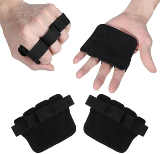 Cowhide Weightlifting Gloves – Anti-Slip Half-Finger Gym Gloves for Weight Training & Fitness Grip