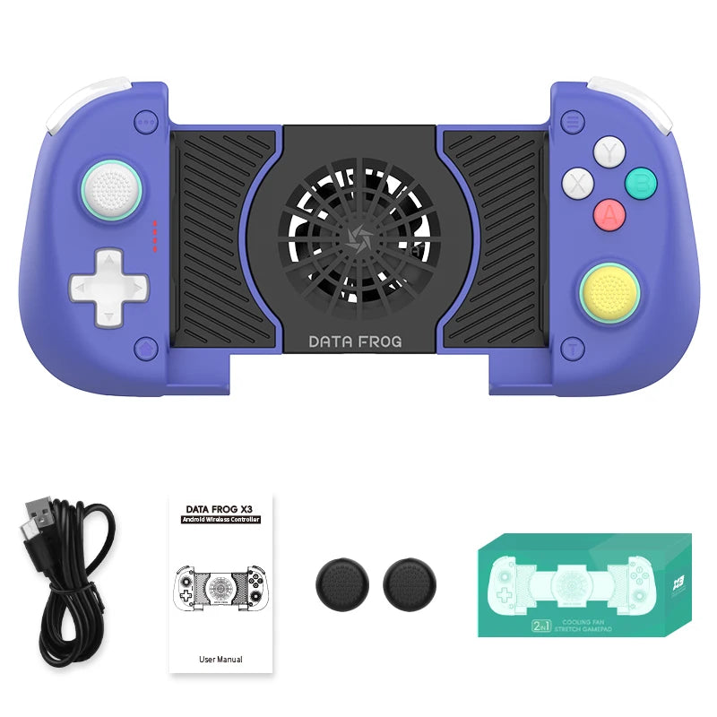DATA FROG X3 Wireless Game Controller — Android Controller for Samsung Galaxy, Compatible with PUBG Mobile
