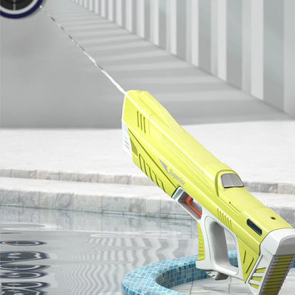 43cm Full Electric Automatic Water Gun – Portable Summer Beach Toy for Boys, Outdoor Fight Game