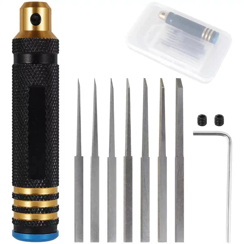 Wear-Resistant Model Carving Scriber Tool Set – Precision Engraving, Cutting & Resin Line Scribing Knife