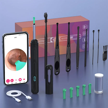 Ear Cleaner with Camera Set – HD Otoscope, USB-C Charging Endoscope, Wax Removal Tool & Earpick, NK3 Pro Ear Cleaning Set