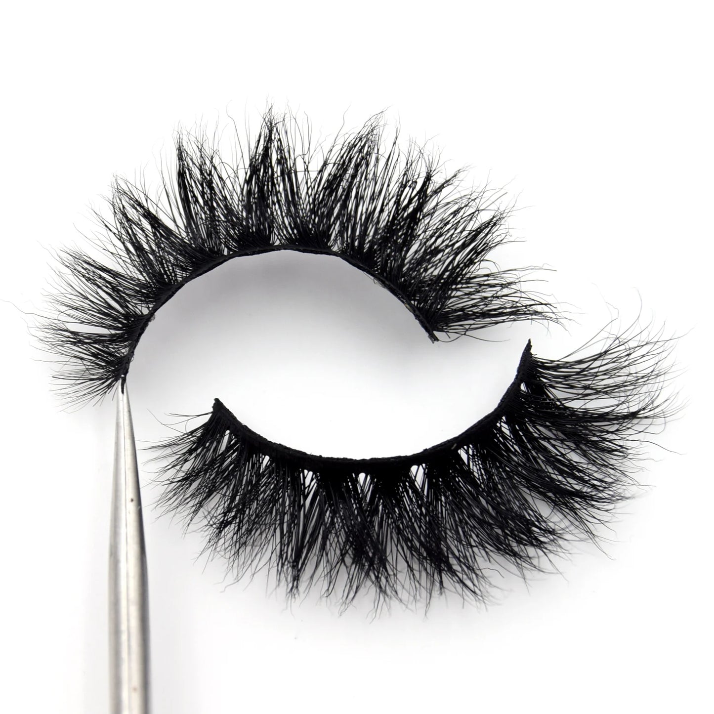 Visofree 3D Mink Eyelashes – Thick Handmade Full Strip Cruelty-Free False Lashes for Makeup M56