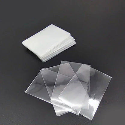 100PCS Transparent Card Sleeves – Various Sizes for Magic, Tarot, Poker & Board Game Card Protection