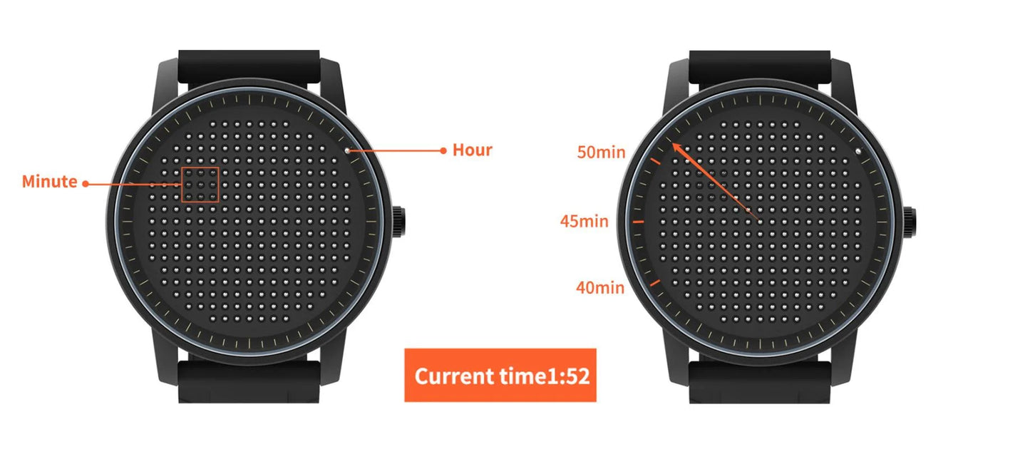 EUTOUR 2025 Magnetic Quartz Casual Watch – Simple Silicone Strap, Unisex Men’s Fashion Watch