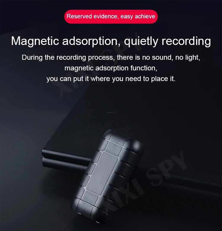 Mini Voice Activated Recorder – 500 Hours Digital Recording Device, Professional Sound Dictaphone, Portable & Compact Audio Micro Recorder