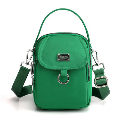 Women’s Mini Multi-Color Crossbody Bag – Compact Shoulder Bag for Daily Casual Outings, Campus, and Commute