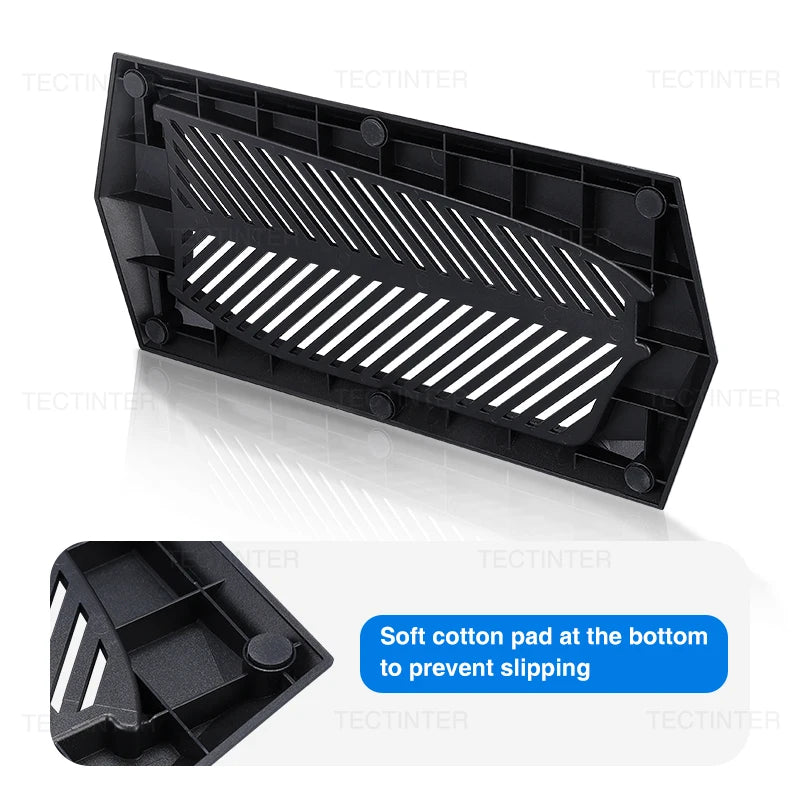 PS5 Slim Vertical Stand Base – Non-Slip Console Support with Built-in Cooling Vents for PlayStation 5 Slim