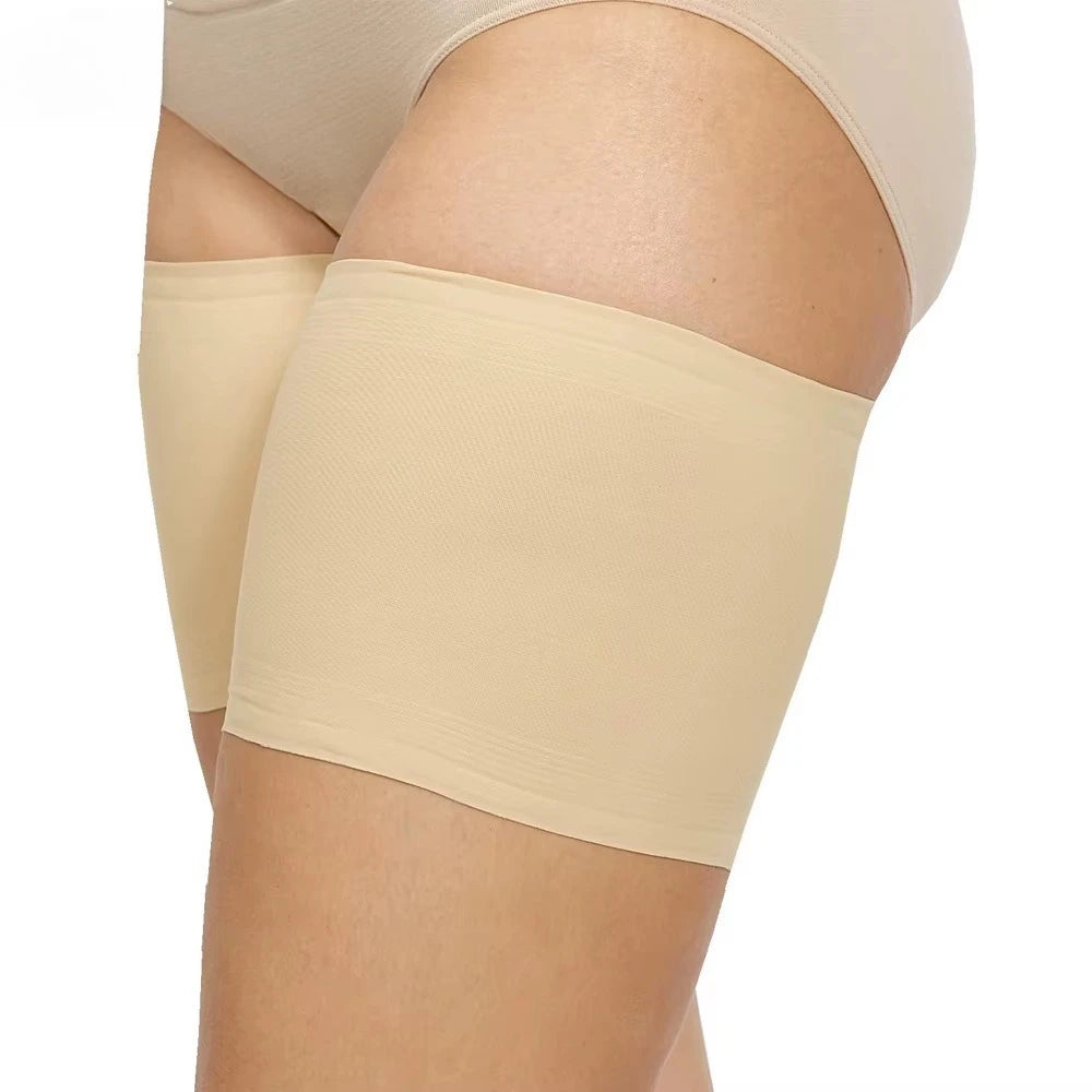 Women’s Anti-Chafing Thigh Bands - 2-Piece Stretchy Silicone Non-Slip Leg Protection