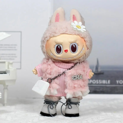 Labubu 15-17cm Doll Clothes — V1 & V2 Outfit Vinyl Face Doll Fashion Accessories
