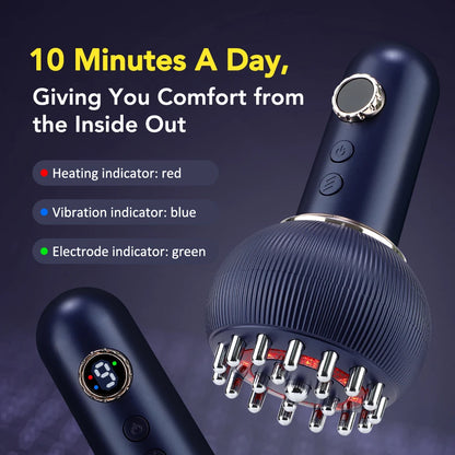 Rechargeable Gua Sha Massager – Body Shaping & Heating Scraping Brush for Lymphatic Detox, Meridian Dredging & Fat Burning