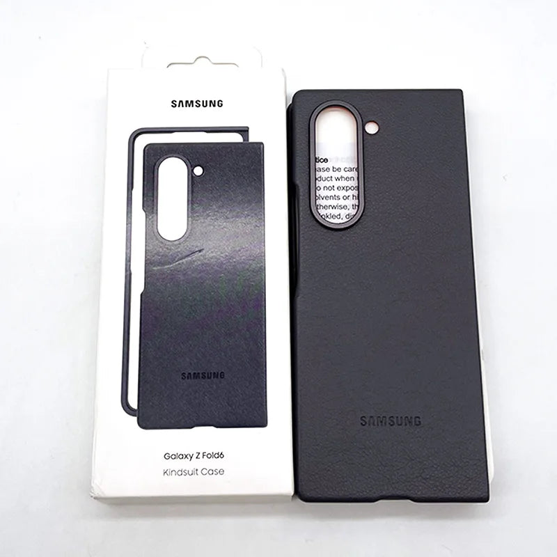 Luxury Eco-Leather Business Case for Samsung Galaxy Z Fold 6 5G – High-Quality Protective Cover