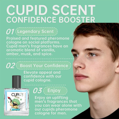 Cupid Hypnosis Pheromone Cologne for Men — Long-Lasting Body Mist, Attractive Fragrance for Dating & Flirting