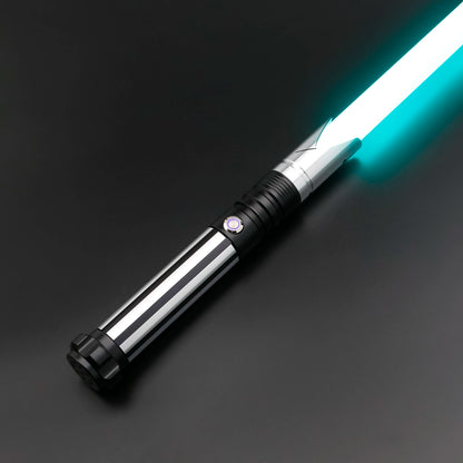 TXQSABER Heavy Dueling Lightsaber – Neo Pixel RGB Laser Saber with Metal Hilt, Smooth Swing Combat Cosplay Luminous Toy for Kids