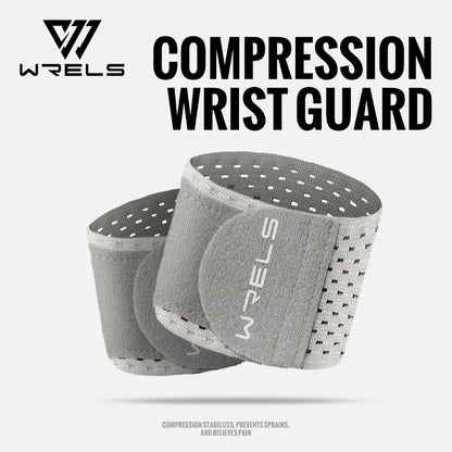 WRELS Adjustable Sports Wristband — Elastic Compression Wrist Wraps for Basketball, Weight Training, and Support
