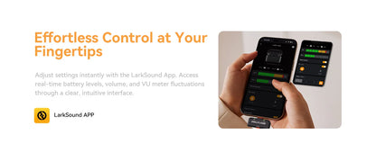 Hollyland Lark M2S Wireless Microphone, Noise Cancellation, for iPhone, Android, PC, Photography, Vlog, Interview