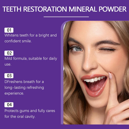Teeth Restoration Mineral Powder – Enamel Repair & Tooth Strengthening Formula