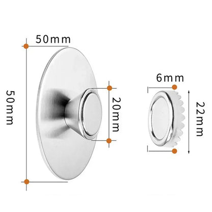Portable Magnetic Soap Holder – 2.2×0.6 cm Stainless Steel Wall-Mounted for Kitchen & Bathroom