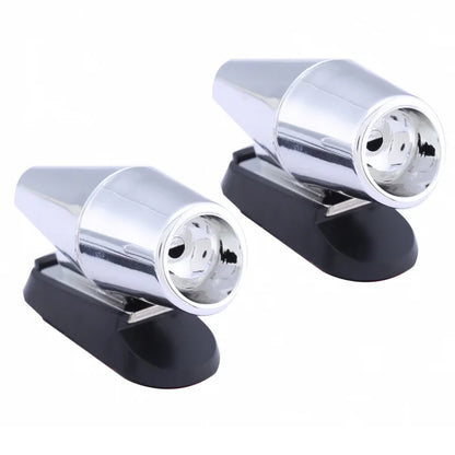 Ultrasonic Animal Repeller Whistle – Wind-Activated Car & Motorcycle Deer Warning, Black Safety Whistle