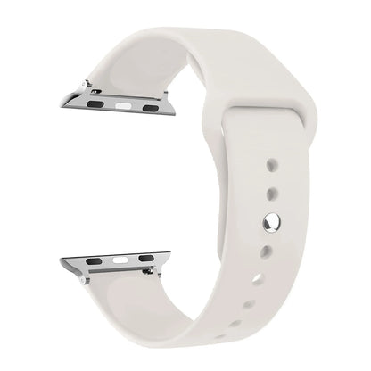 Silicone Apple Watch Band Strap - Sport Replacement Bracelet for iWatch Series Ultra 2, 9, 8, 7, 6, SE 38mm-49mm