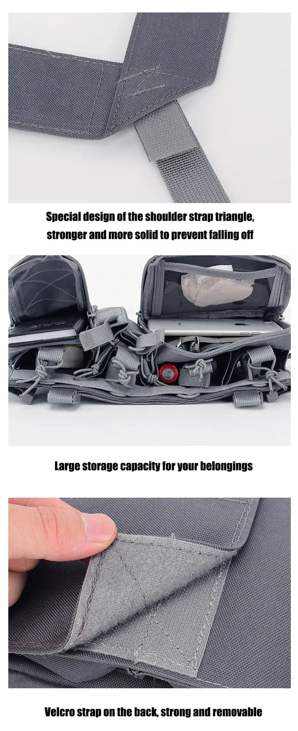 Tactical Vest CS Match – Wargame Military Nylon Chest Rig Vest for Airsoft, Hunting & Outdoor Camping Gear Accessories