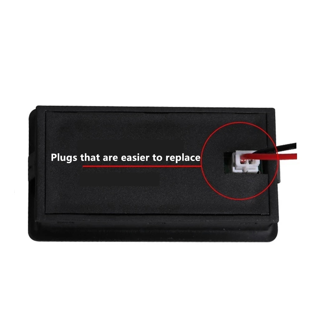 Battery Capacity Indicator Voltmeter – DC 8V-100V for Lead Acid, Lithium & LiFePO4 Cars & Motorcycles