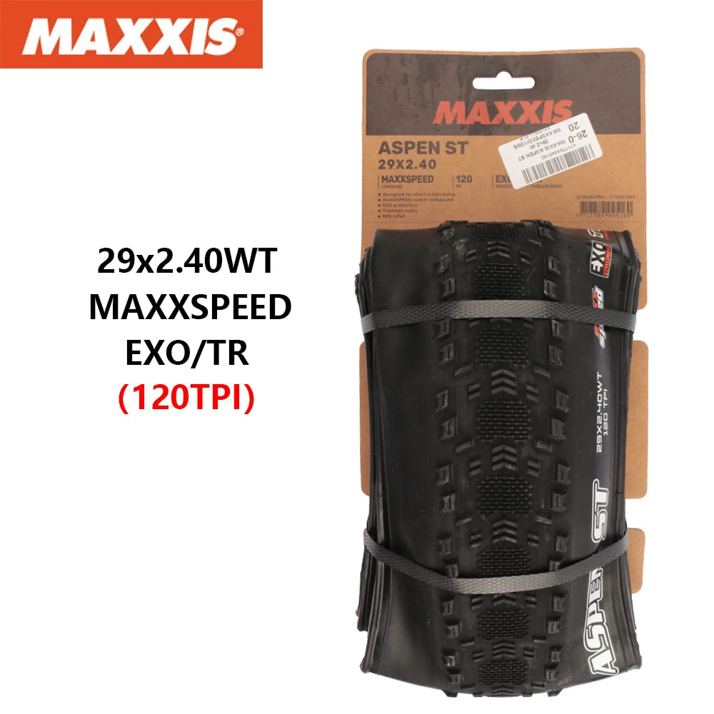 MAXXIS ASPEN ST Folding MTB Tire - 29x2.1/29x2.25 Tubeless Anti-Puncture XC Off-Road Bicycle Tire