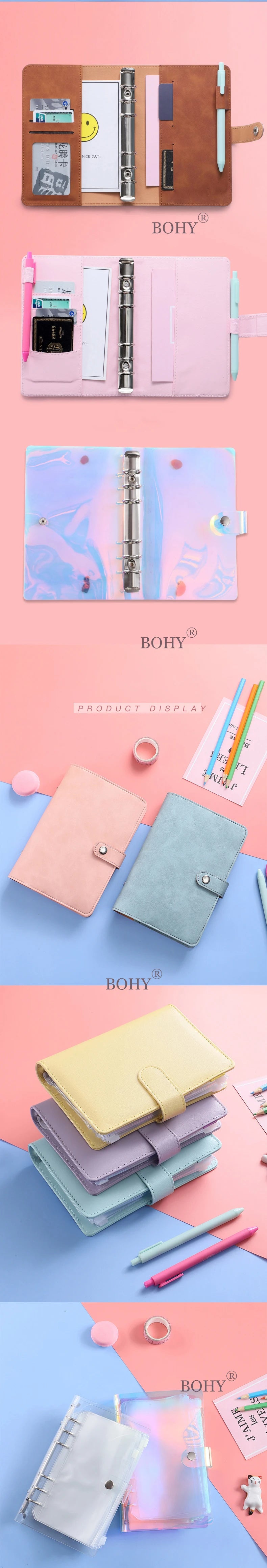 2024 A6 PU Leather Budget Binder Set – Cash Envelopes System with Binder Pockets for Money, Budget Saving & Bill Organizer